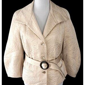 NWT Jones New York Textured Beige Blazer Jacket Size OX Fits XL 1X -16W –18W NEW